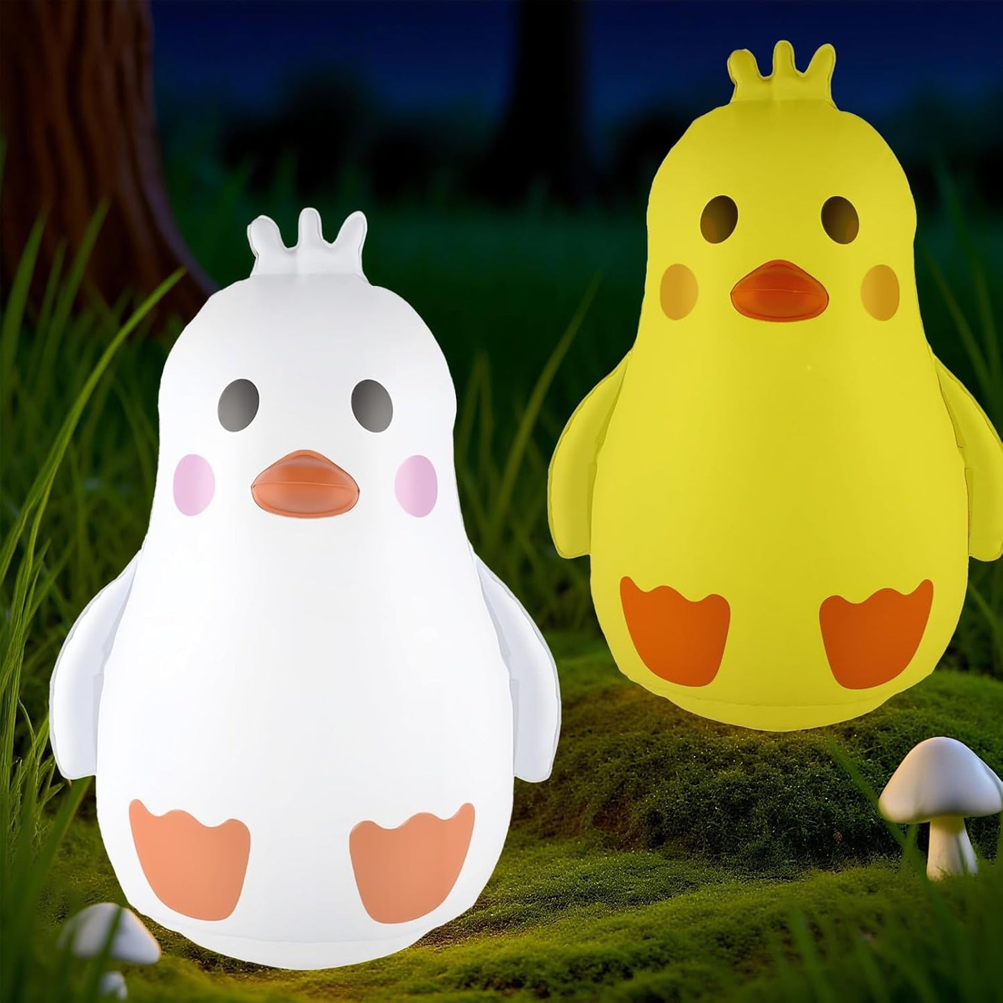 Luz solar pingüino RGB impermeable IP65 jardín