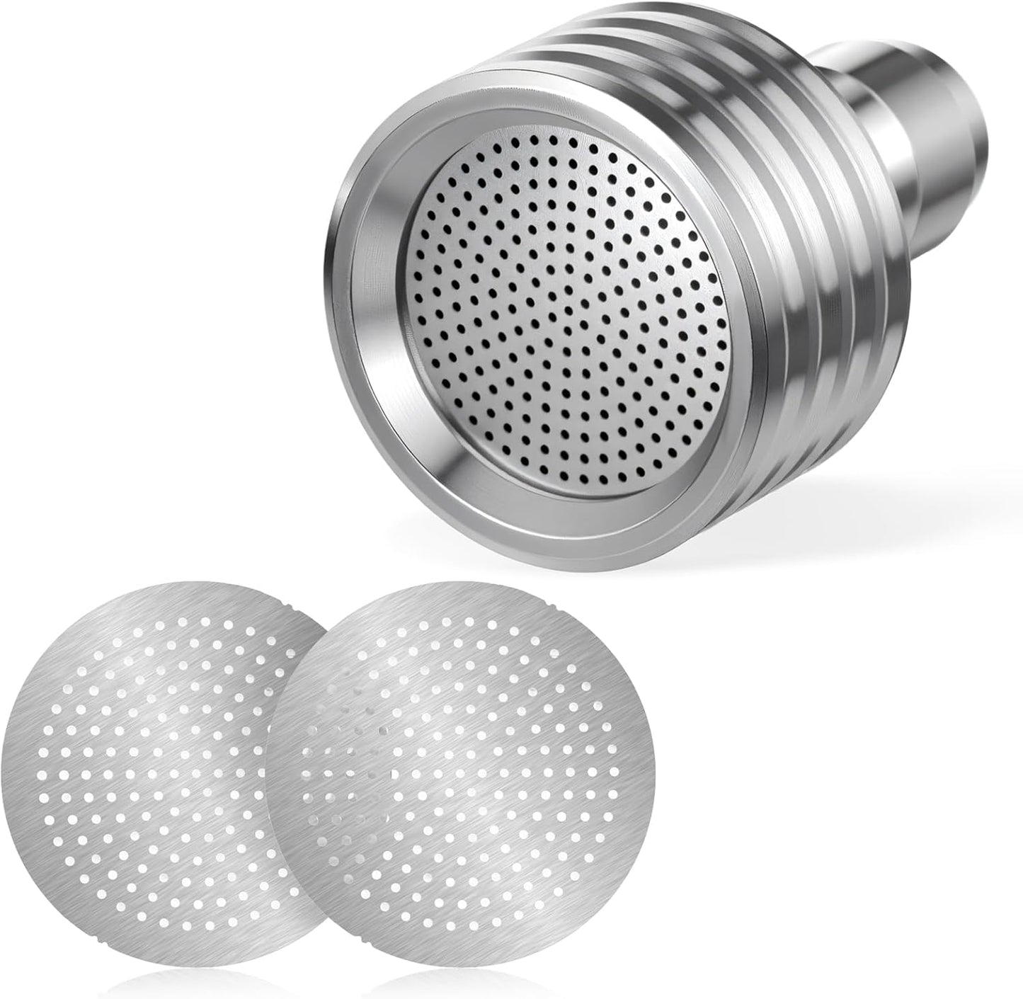 Boquilla ducha acero inox adaptador 1/4