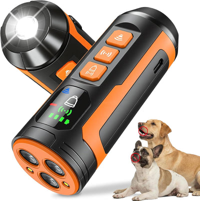 Dispositivo antiladridos perro 50pies LCD linterna Carga tipo C