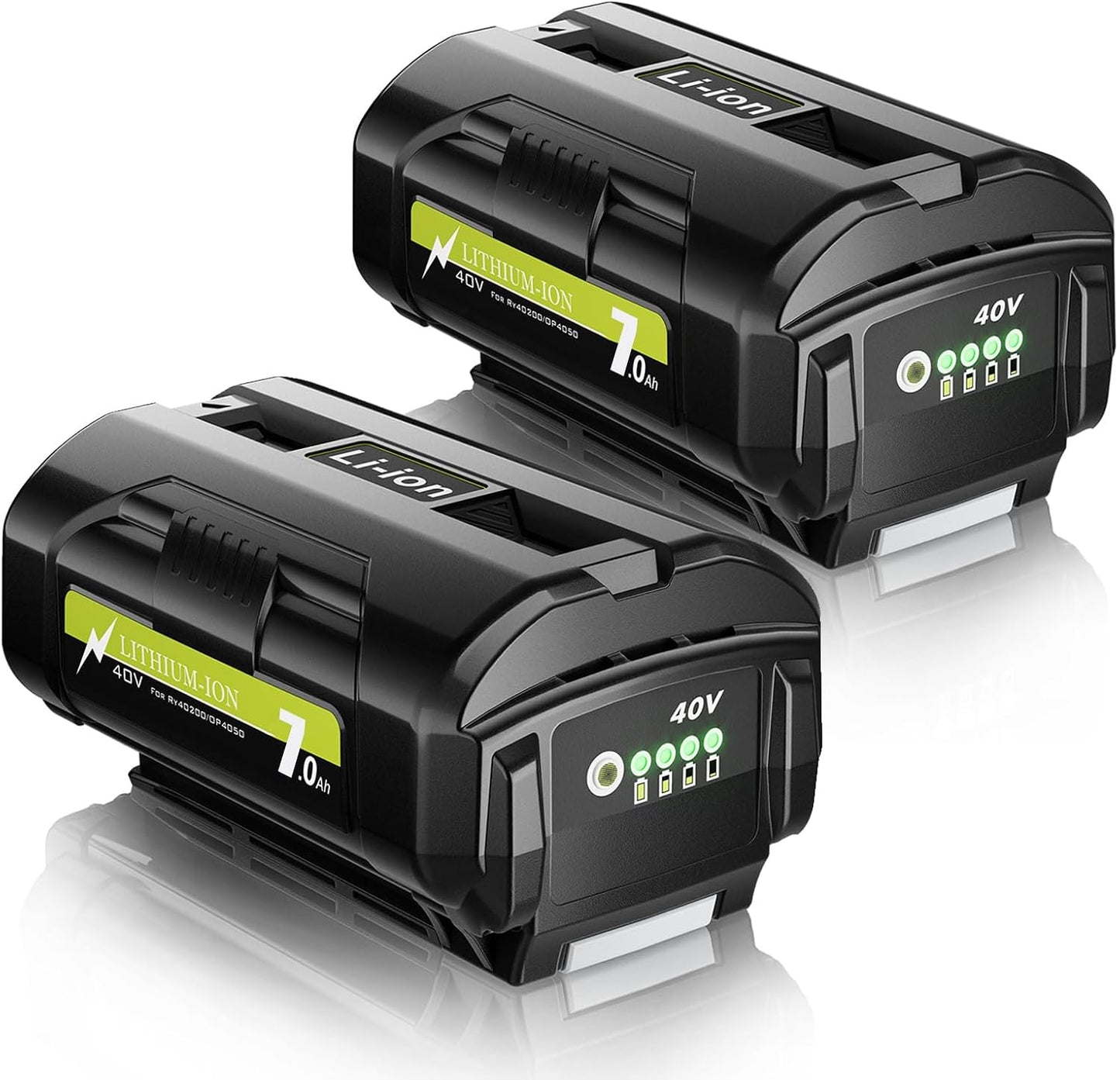 2 Baterías Litio Repuesto Ryobi 40V
