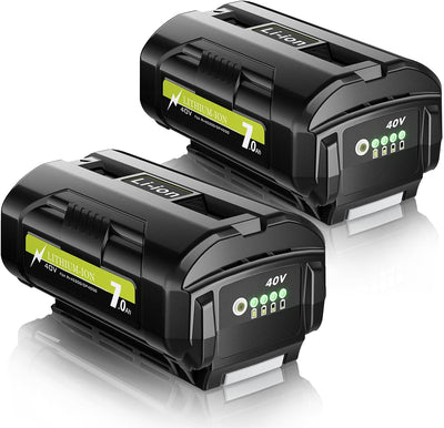 2 Baterías Litio Repuesto Ryobi 40V