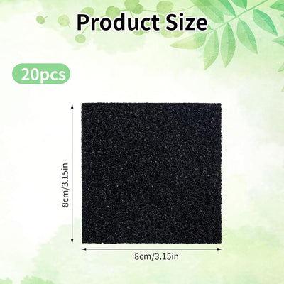 20 Pzas Filtro Carbón Activo para Cubo Basura EKO