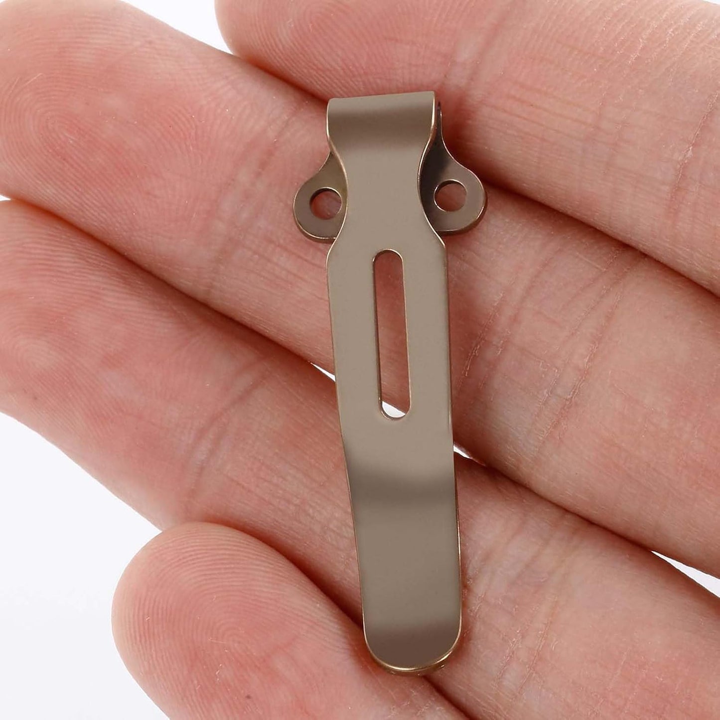 Pack 2 Clips Bolsillo Acero Inox Anodizado Dorado Comp Benchmade