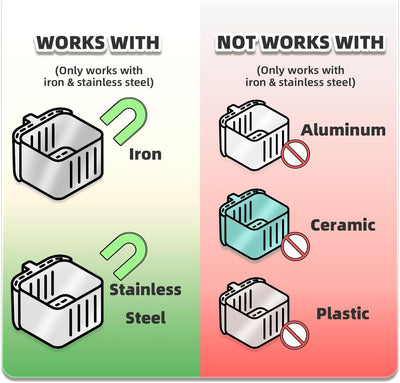 Imanes para freidora de aire con hebillas magnéticas de silicona resistente
