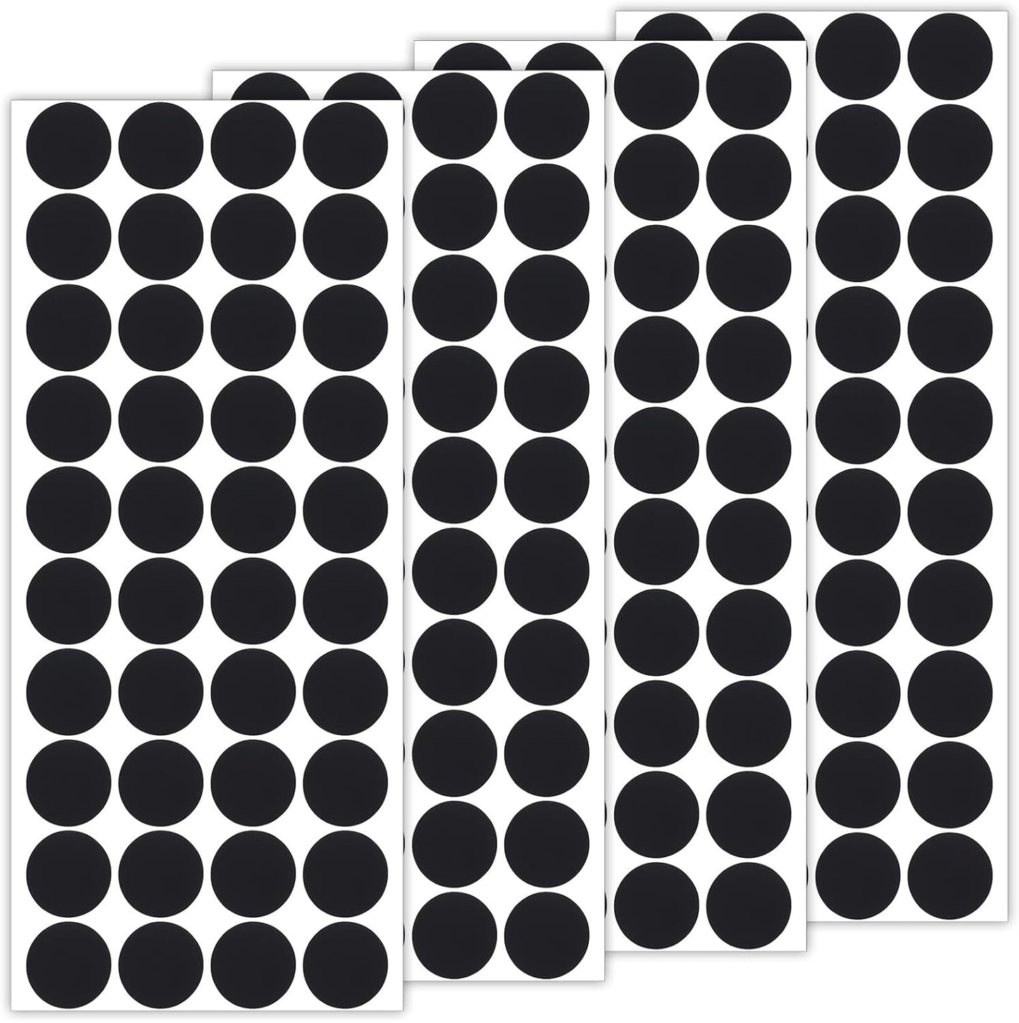 Almohadillas silicona negras antideslizantes para muebles
