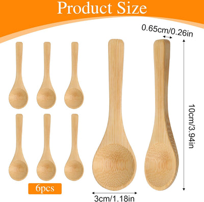 Cucharitas de madera Nogeqi para café, té y especias