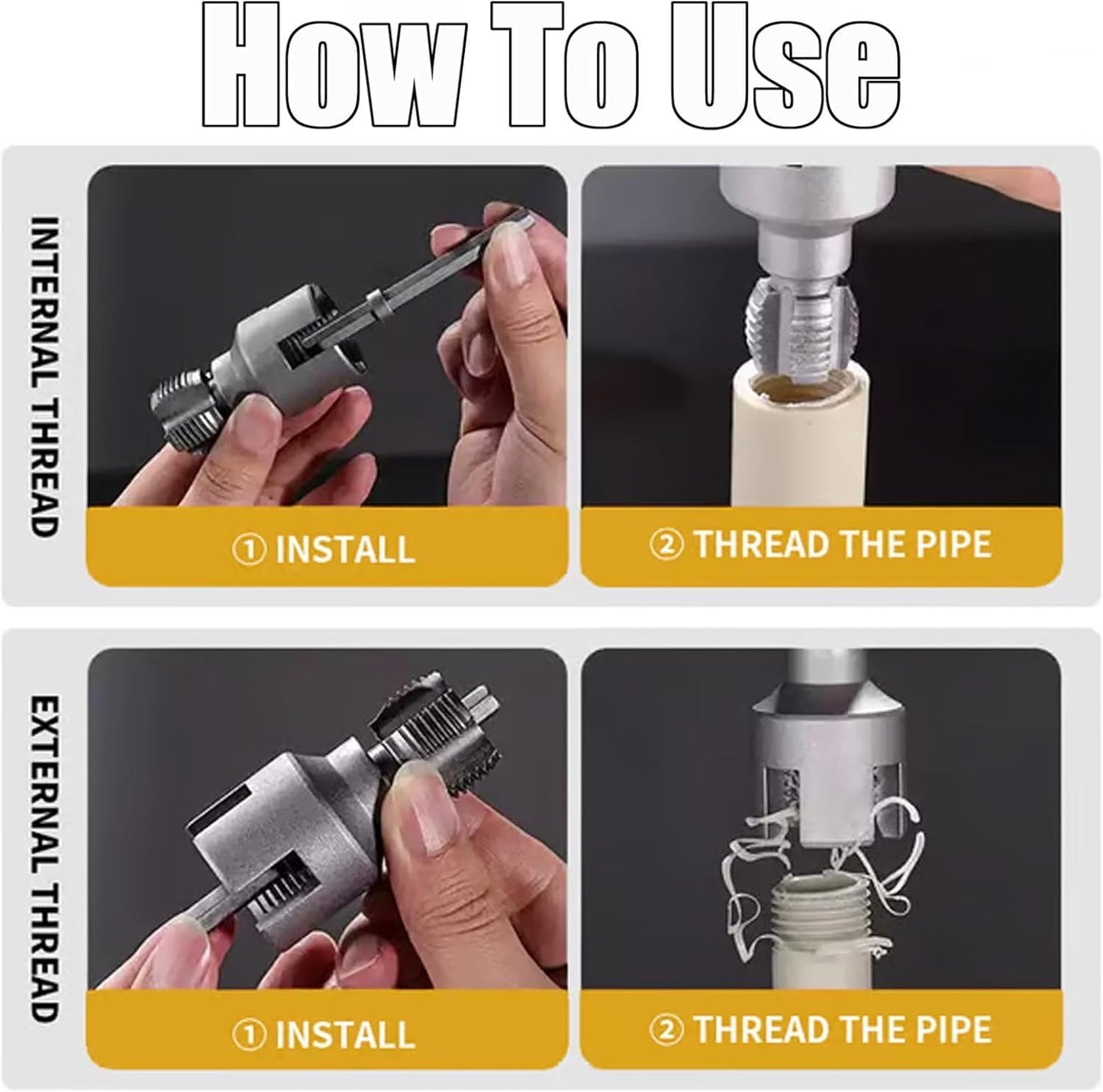Llave tubería 4en1 universal 1/2-3/4pulg