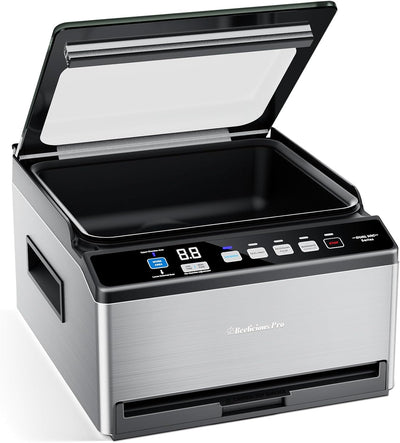 Sellador al vacío dual 6L con abrazadera ancha y bombas 230W