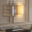 Aplique pared recargable con control remoto 80 luces RGB dormitorio