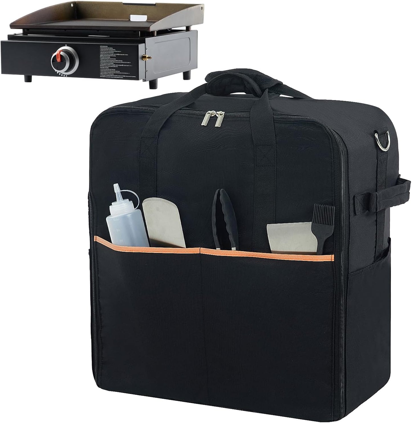 Bolsa transporte acolchada Blackstone 17pulg resistente agua negro