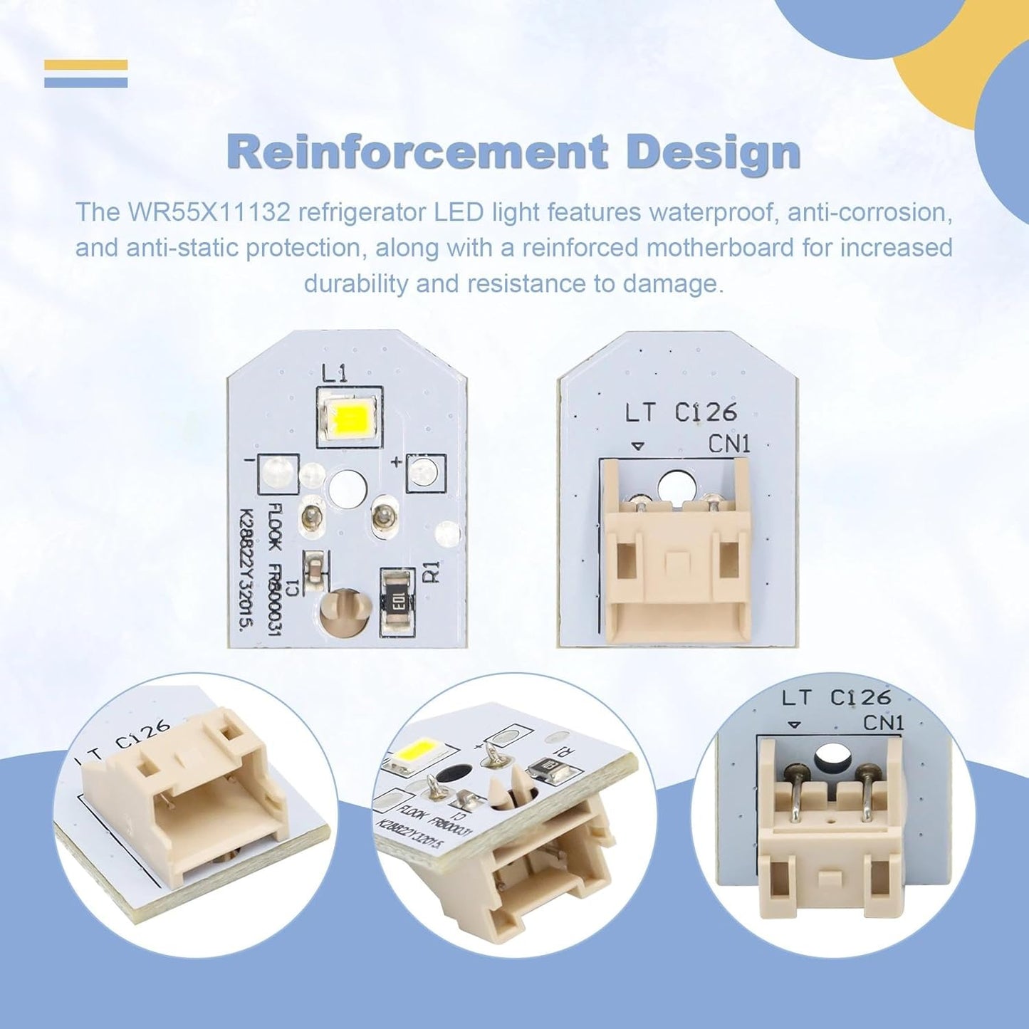 Bombilla LED repuesto para refrigerador GE GFE26