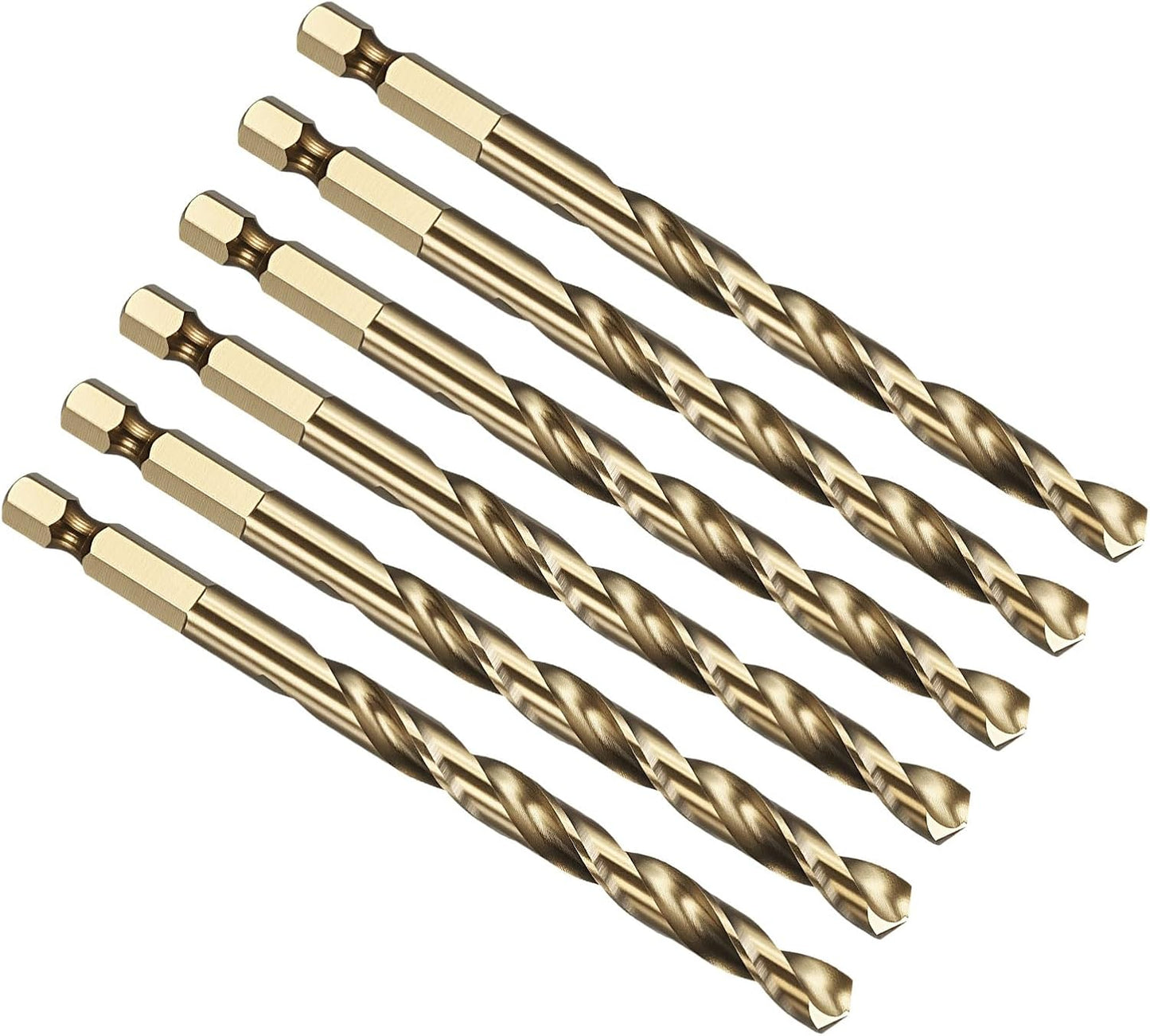 Broca hexagonal 9/32 pulg acero M35 cobalto 5% cambio rápido