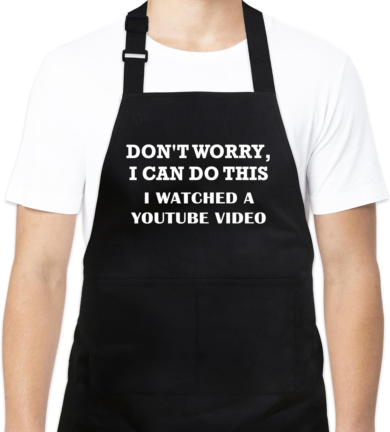 Delantales de parrilla divertidos para hombres y mujeres Don't Worry I Can Do This