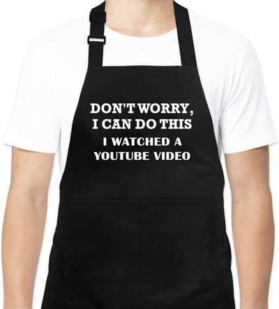 Delantales de parrilla divertidos para hombres y mujeres Don't Worry I Can Do This