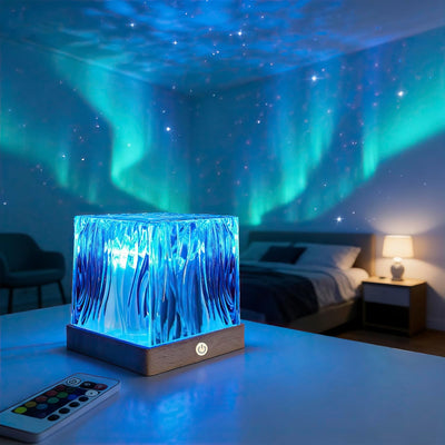 Proyector luz aurora 16 colores tactiles para dormitorio niños