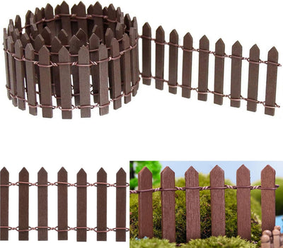 Valla jardín de hadas 35pulg madera decoración