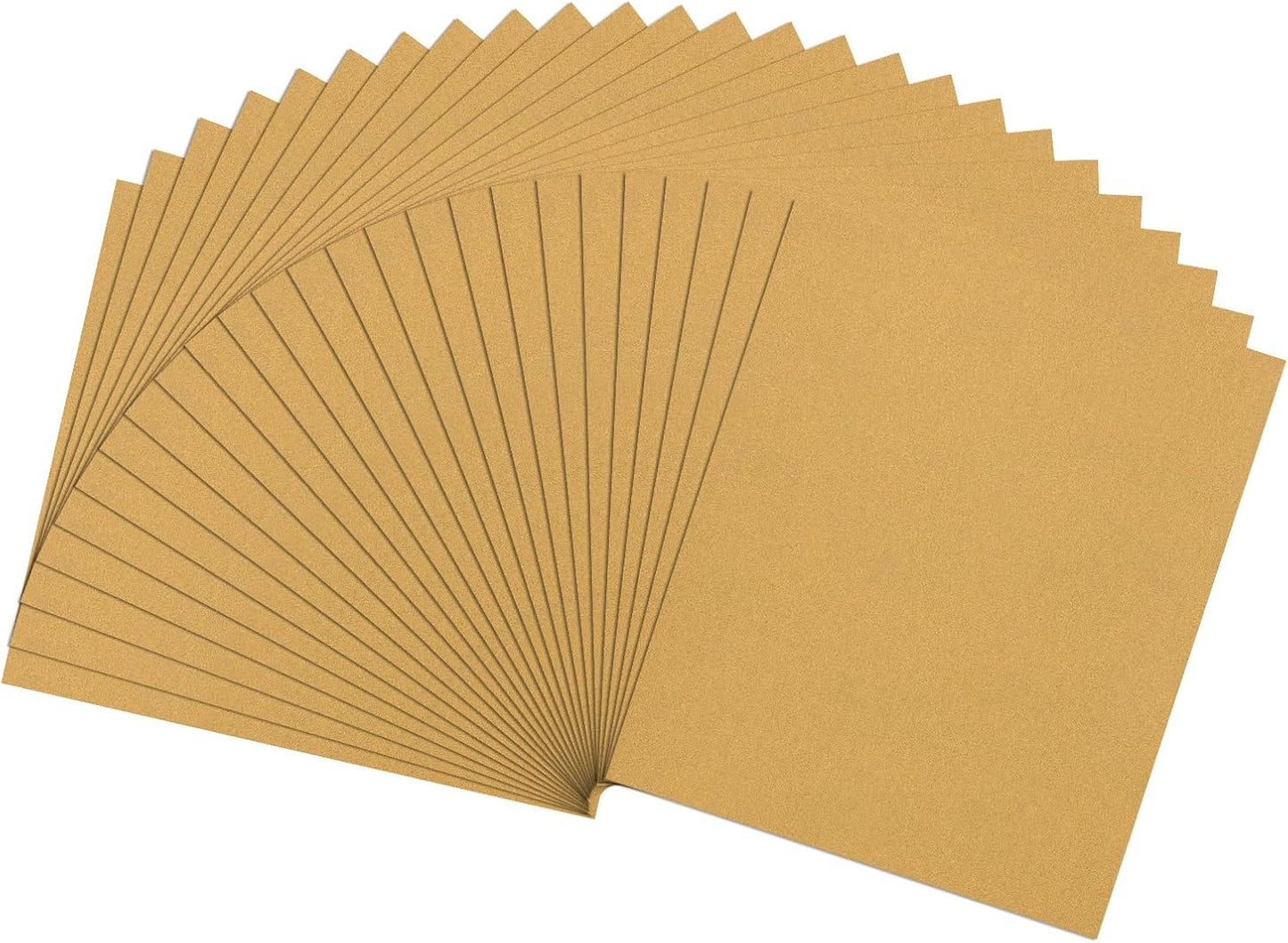 25 Pzas Papel Lija Alúmina 220 9x11pulg Madera Bricolaje