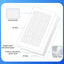 100 Almohadillas Absorbentes 4x7pulg Grado Alimenticio