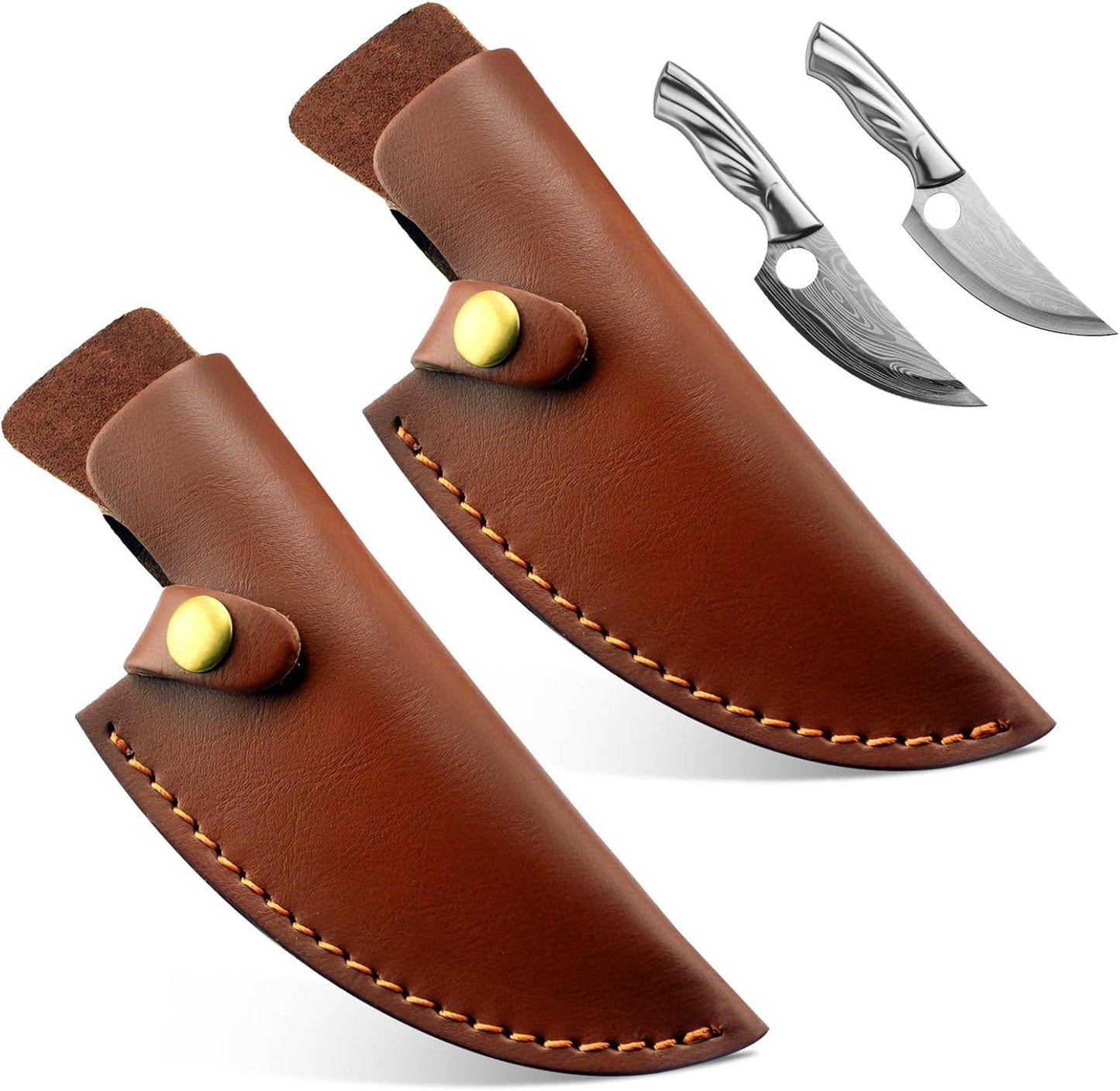 Funda cuero sintético 6pulg para cuchillos chef y deshuesado