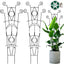Enrejado metal apilable 4en1 para plantas trepadoras