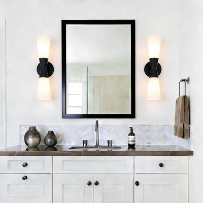 2 Apliques Pared Baño 17pulg Iluminación Arriba Abajo