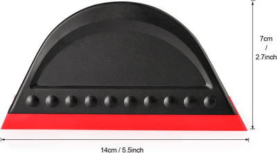 2 Pzas Escobilla Goma Negra para Ventanas y Parabrisas
