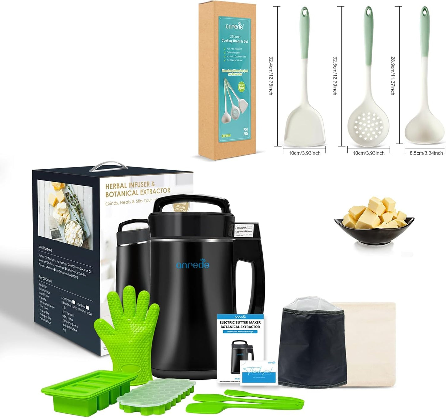 Máquina de descarboxilación e infusión de hierbas completa