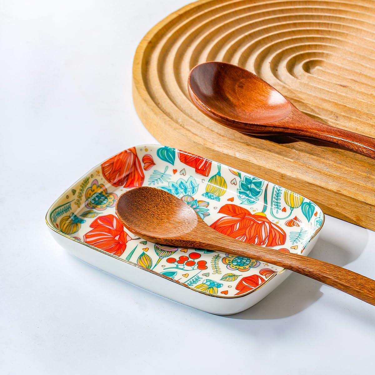 Soporte cucharas cerámica para estufa decoración cocina