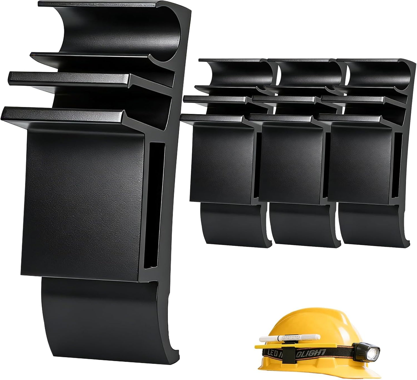 4 Soportes Lápices Casco Duro Universal 3en1