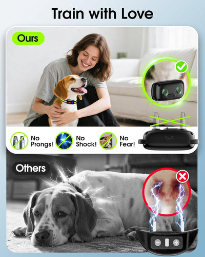 Collar vibratorio perros control remoto 3300pies impermeable