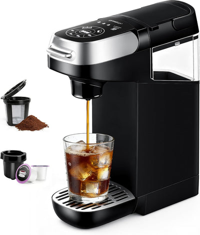 Cafetera solo uso K Cup 6-12oz con ventana y recordatorio