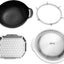 Wok hierro fundido esmaltado 6qt con cesta vapor Weber