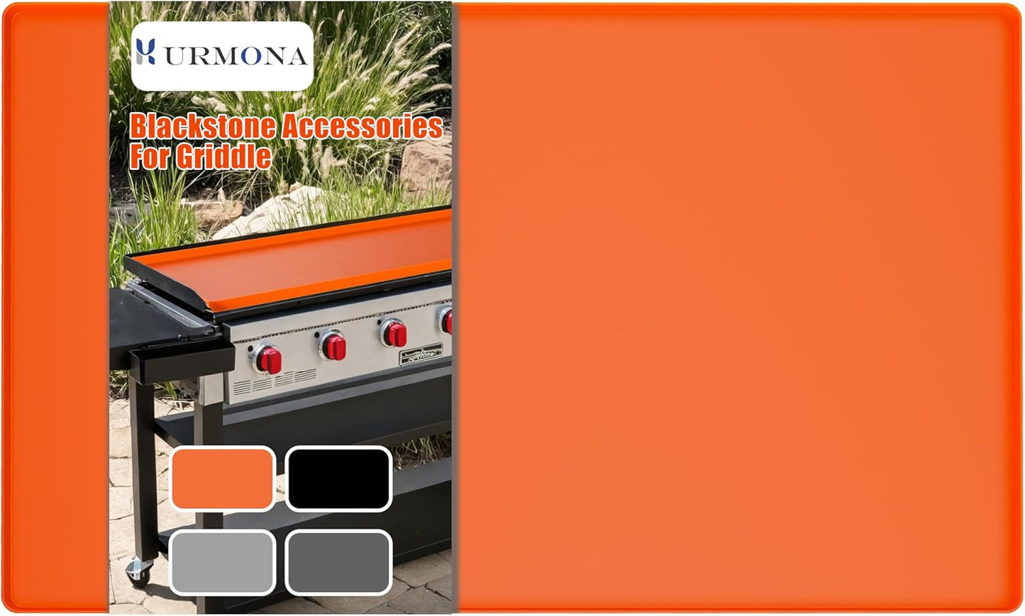 Alfombrilla silicona para parrilla Blackstone 36pulg reutiliz.