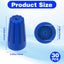 30 Tuercas Alambre Impermeables Conectores 22AWG-12AWG Azules