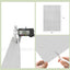 Alfombrillas para estantes de refrigerador 12 x 18 pulgadas sin BPA antideslizante paquete de 6