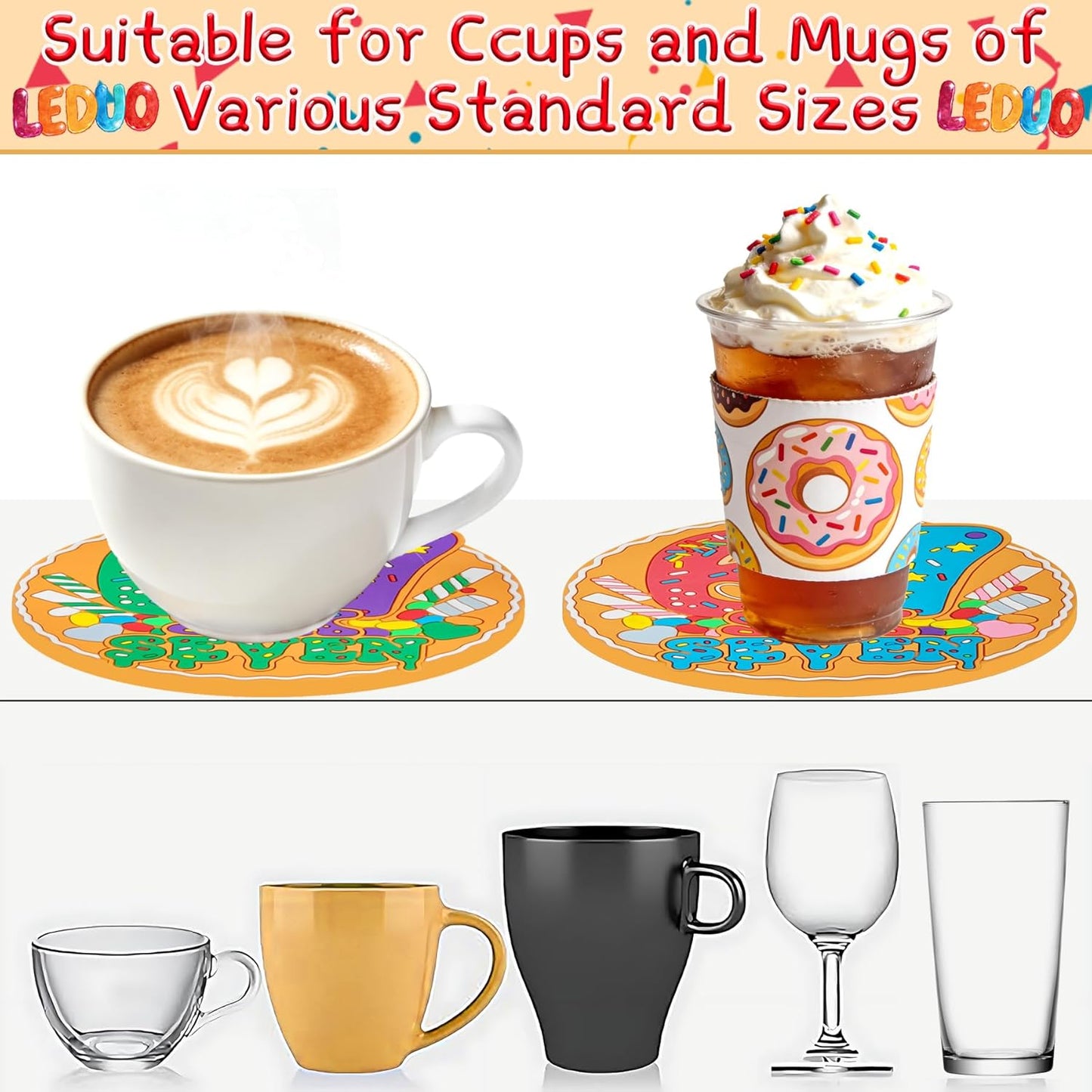 Posavasos 6-7 para bebidas café decoración hogar