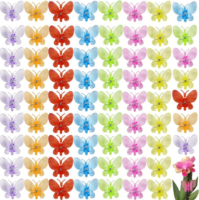 70 Clips Mariposa para Orquídeas y Vides