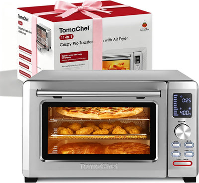 Horno Tostador Freidora Aire 26.5qt Ventana 11en1 Cocina Saludable