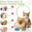 Juego 2 platos gato serie pastel alimentación lenta