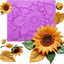 Molde silicona fondant girasol decoración pasteles cupcakes