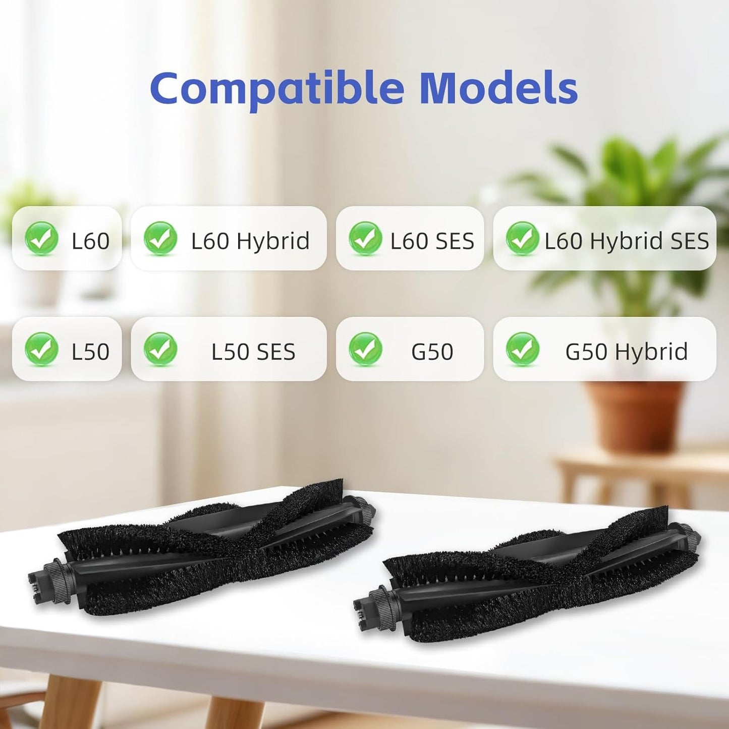 Cepillo repuesto para Eufy L50 L60 G50 con 3 cepillos y herramienta
