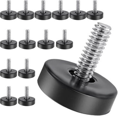 Niveladores rosca 1/4 pulg ajustables para muebles