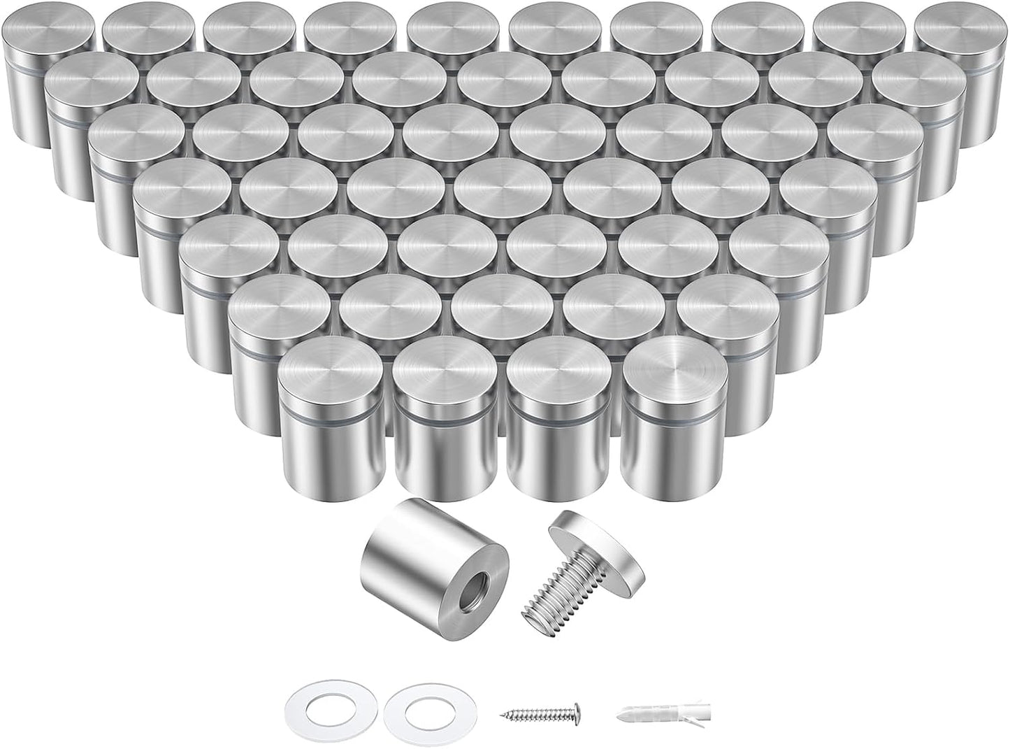 Soporte colgar marcos fotos acero inox 1x1pulg plateado