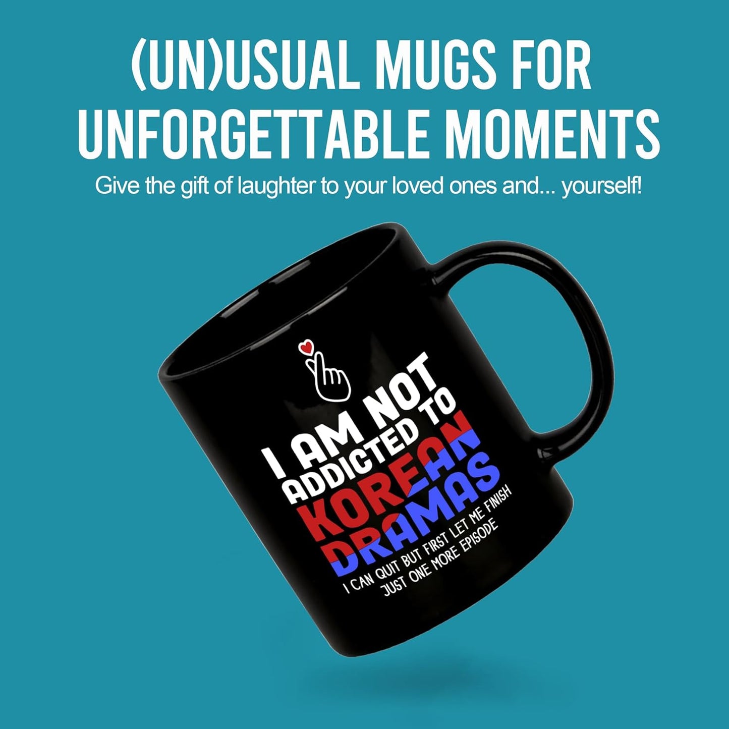 Taza de cerámica con texto en inglés para fans de K-dramas