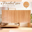 2 Paneles Bambú Natural 36x96pulg Divisor Habitación