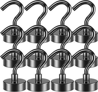Ganchos magnéticos fuertes 22 libras para colgar en cocina, refrigerador, oficina y garaje