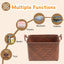 4 Cestas Mimbre Marrón 15x10.5pulg Organizadoras Hogar