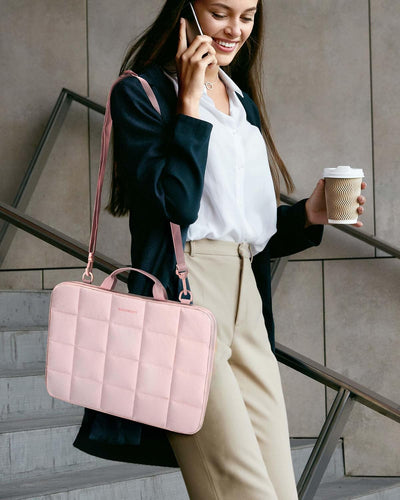 Funda laptop asa para mujer 15-15.6pulg marrón café