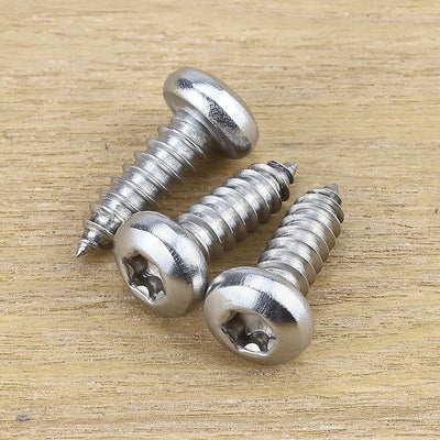 Tornillos autorroscantes Torx plana #7 x 1/2 pulg acero inox