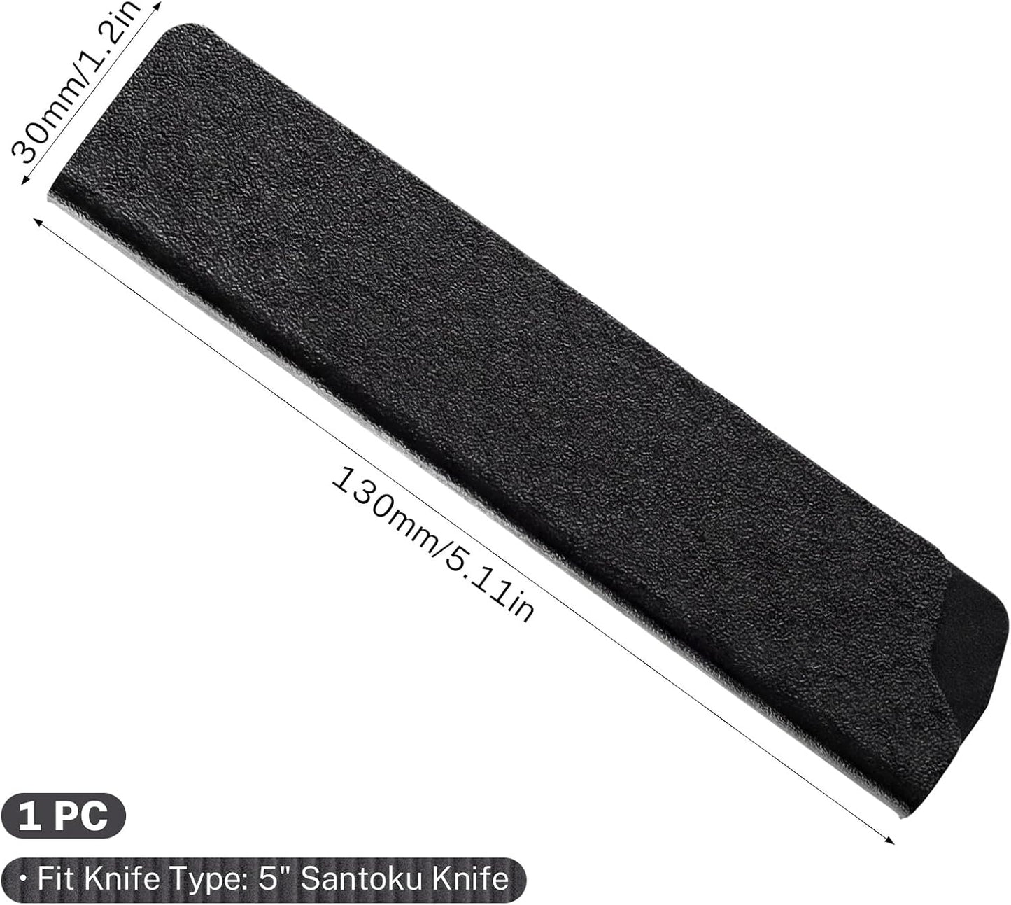Fundas protectoras cuchillos de 5pulg ABS cocina chef